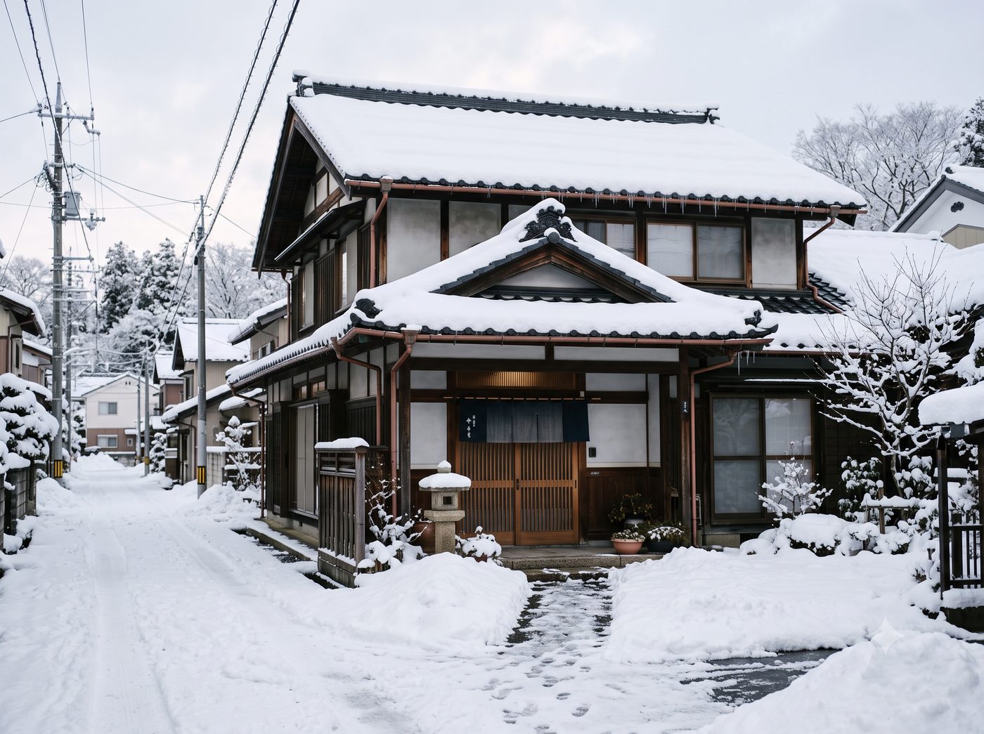 雪の富山の住まい